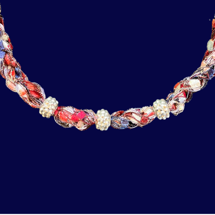 Americana Statement Necklace (Red, White, Blue)