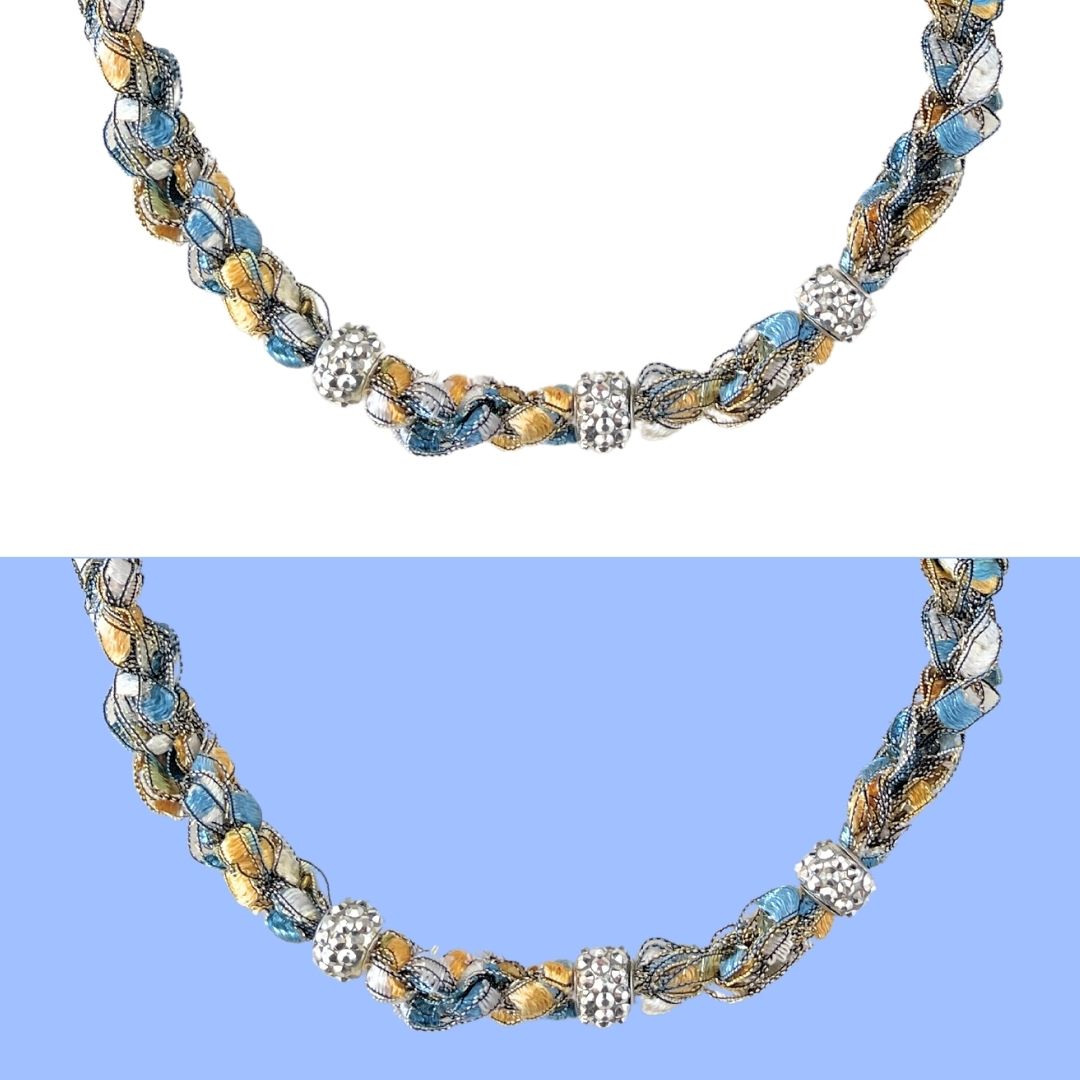 Southern Living Borrowed & Blue Collection Metal Flower Stone Cluster  Collar Statement Necklace | Dillard's