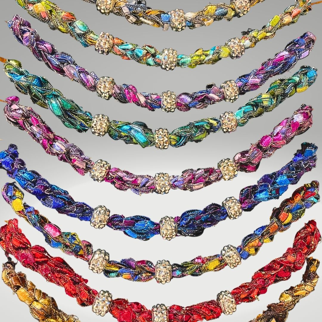 Multicolor Wrapped Beaded Necklace – Twist Boutique